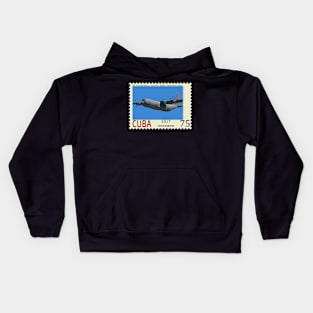 Underground Cargo Plane Postage Stamp Kids Hoodie